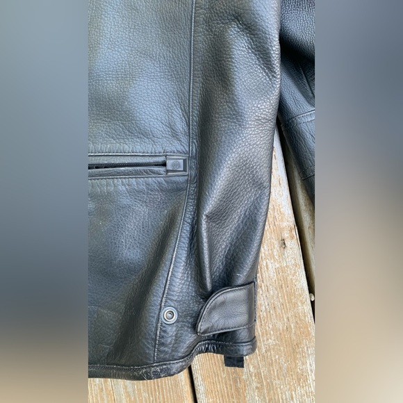 Harley Davidson FXRG Jacket size L Black Leather - Picture 11 of 14